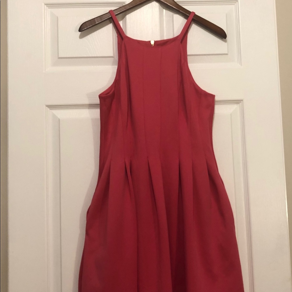 Calvin Klein fuschia  a-line dress